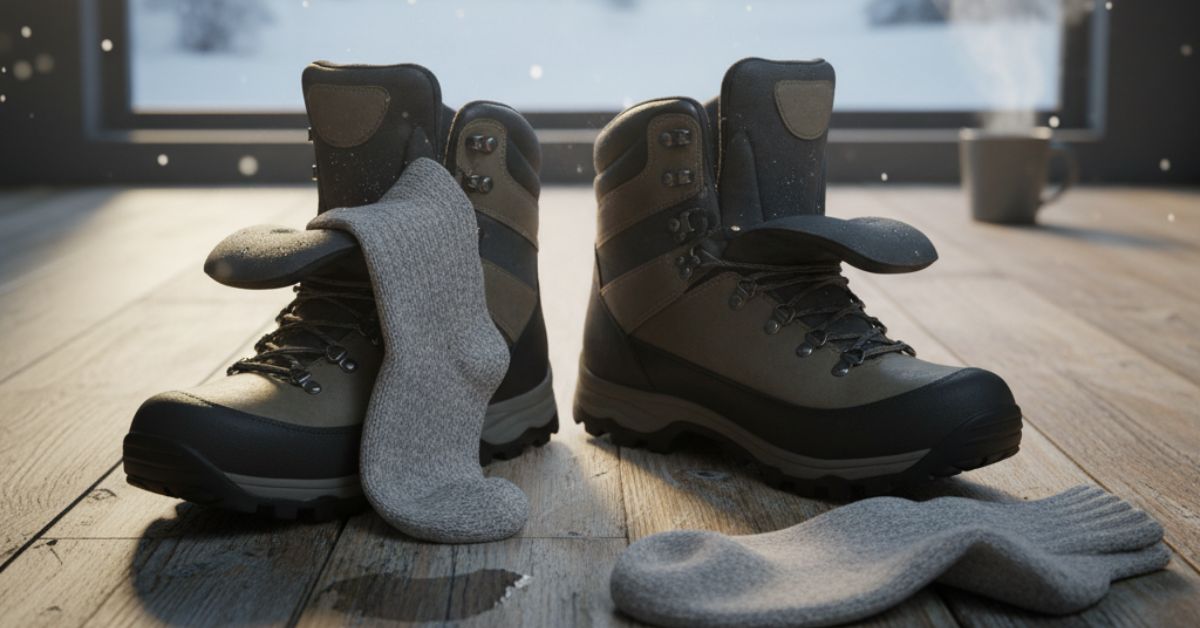 ¿Por qué sudan los pies en invierno?