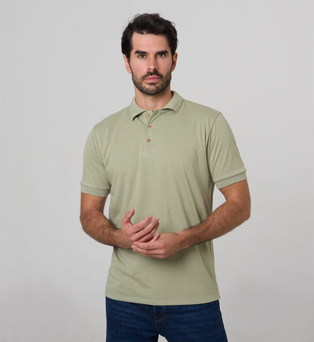 Dri Polo Olive Green