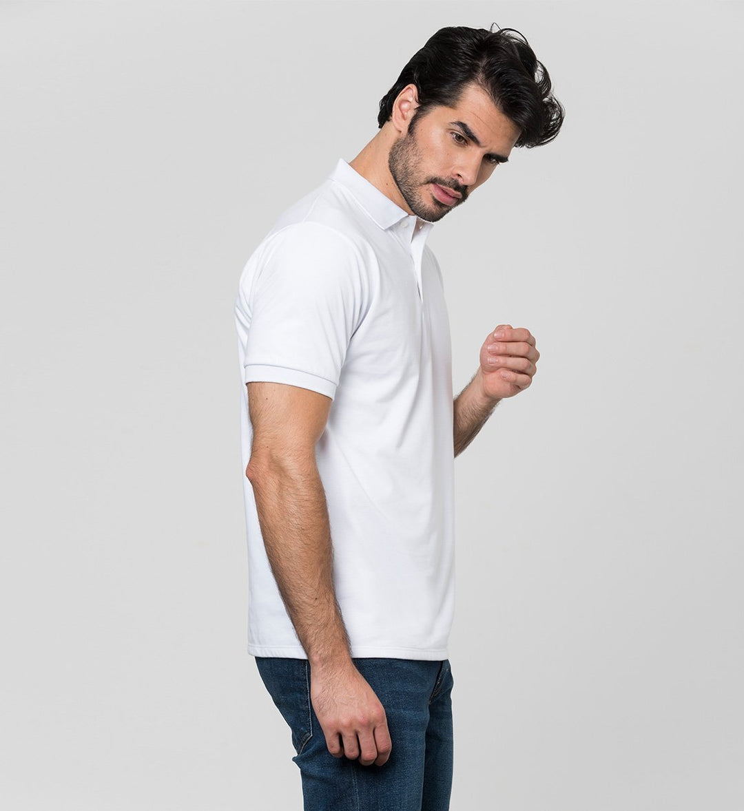 Polo antisudore Bianco