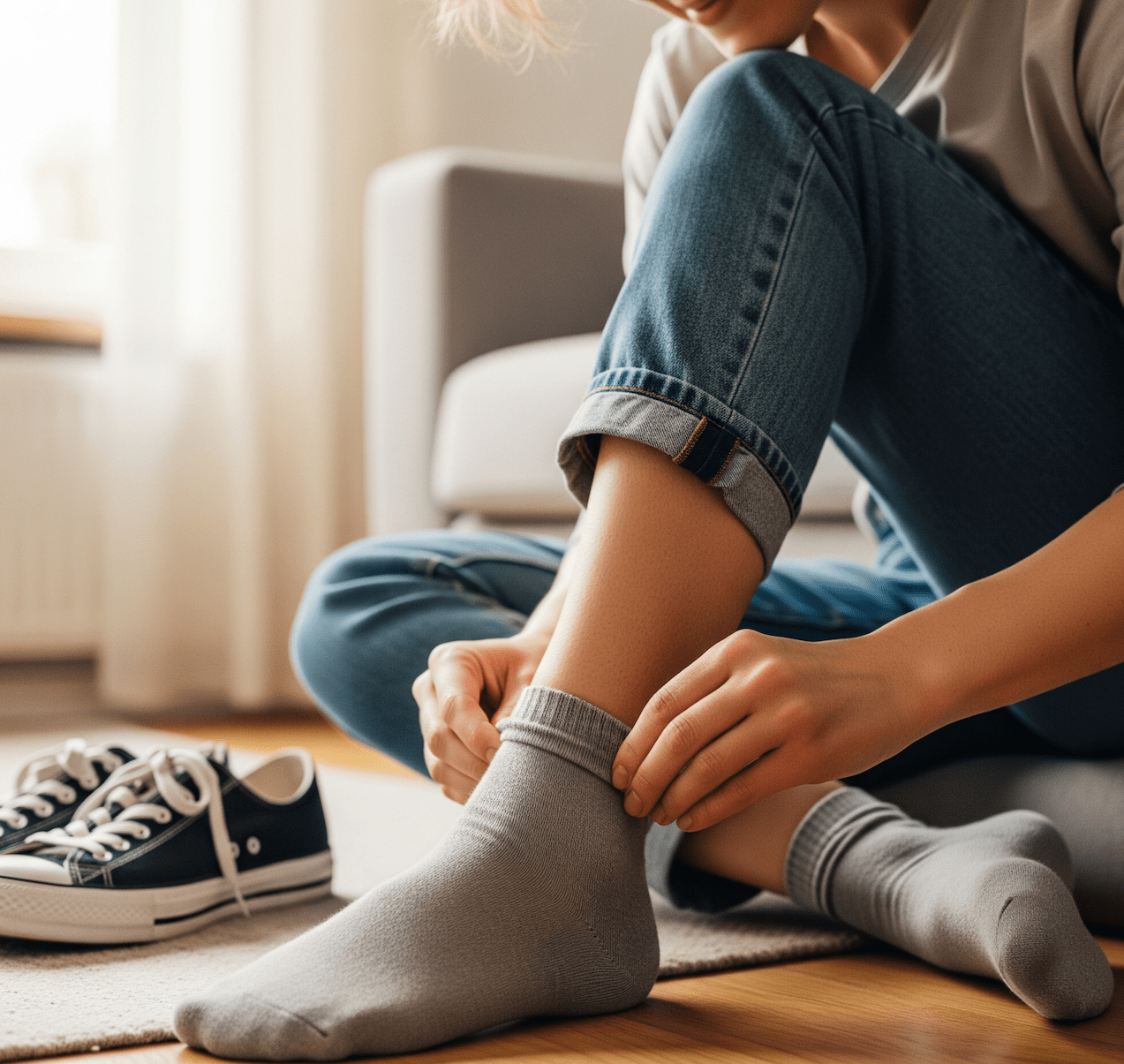 ¿Por qué sudan los pies en invierno?