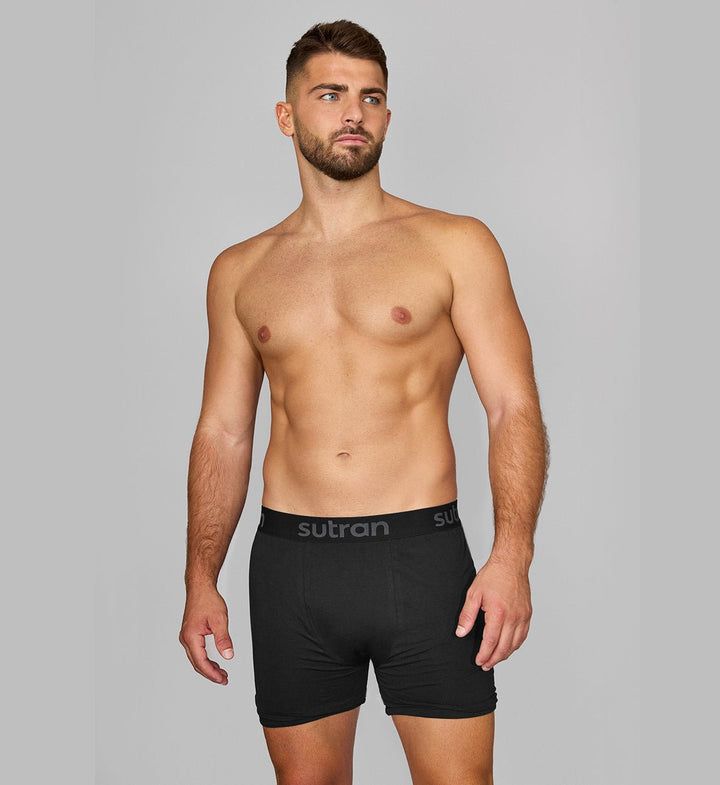 NUEVO Calzoncillo Antisudor Boxer Negro con Lycra