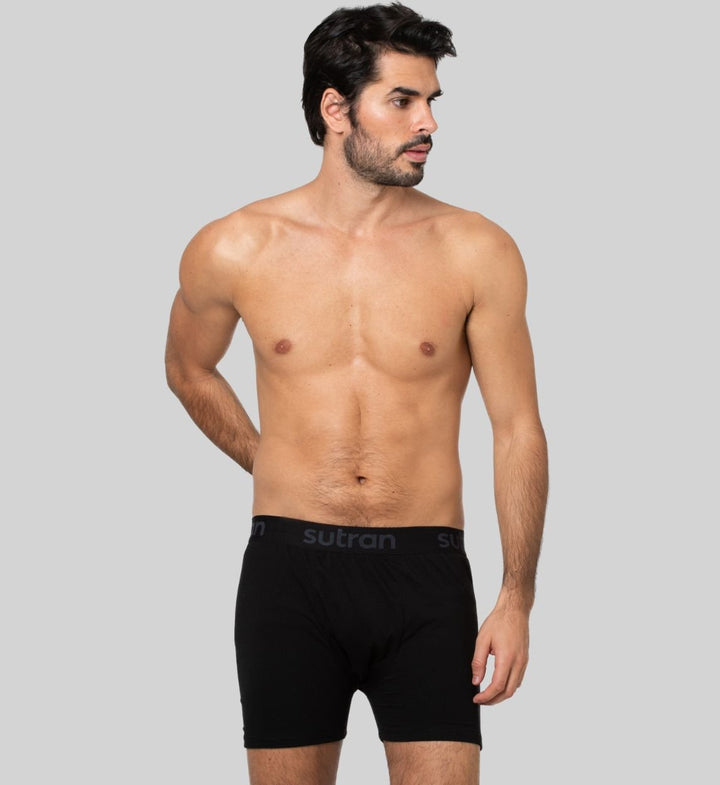 Sweat Proof Boxer Shorts Black / Black