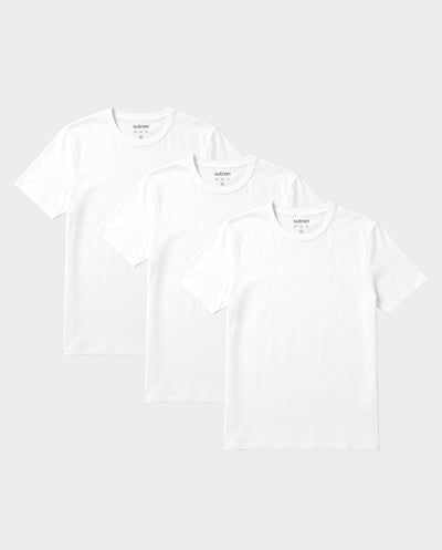 Pack 3 Camisetas Blanco