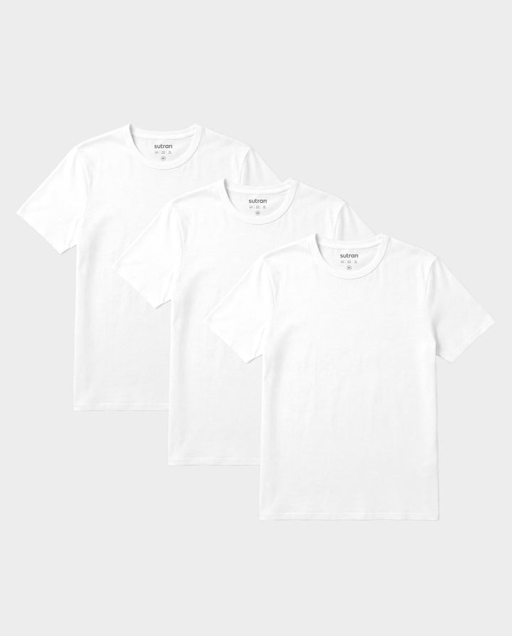 Pack 3 Camisetas Blanco