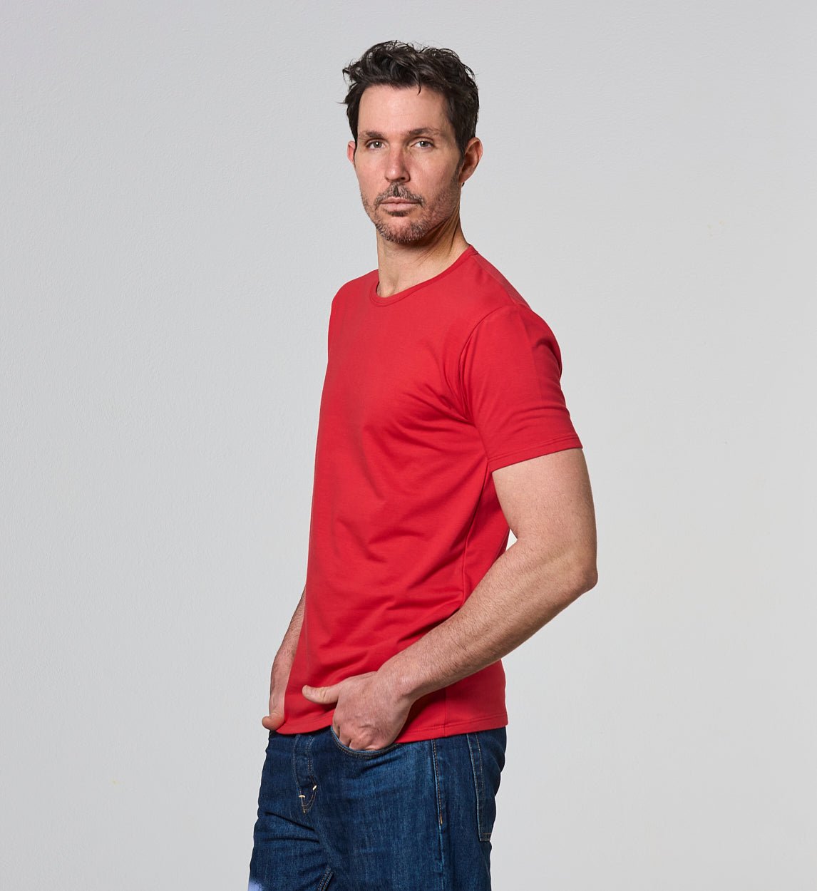 h.naoto dark red rum トップス　カットソー Camiseta Antisudor Dri Rojo - Sutran Technology