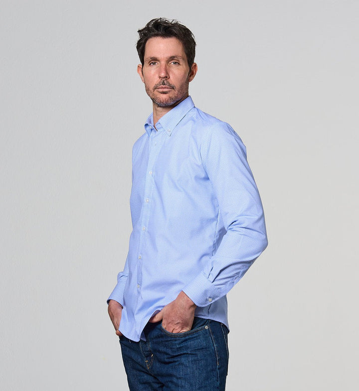Milano Casual Sweat Shirt Light Blue
