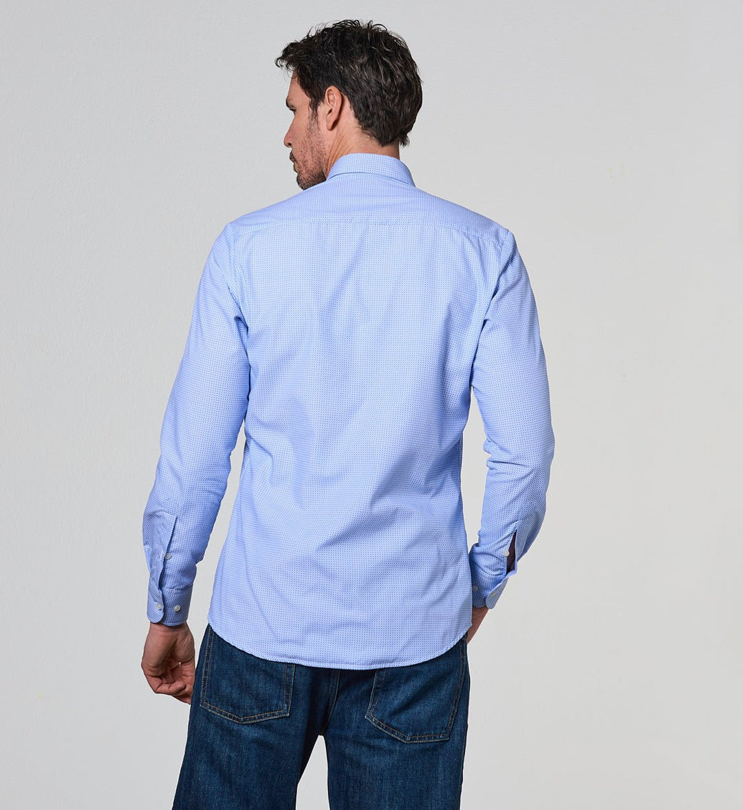 Milano Casual Sweat Shirt Light Blue