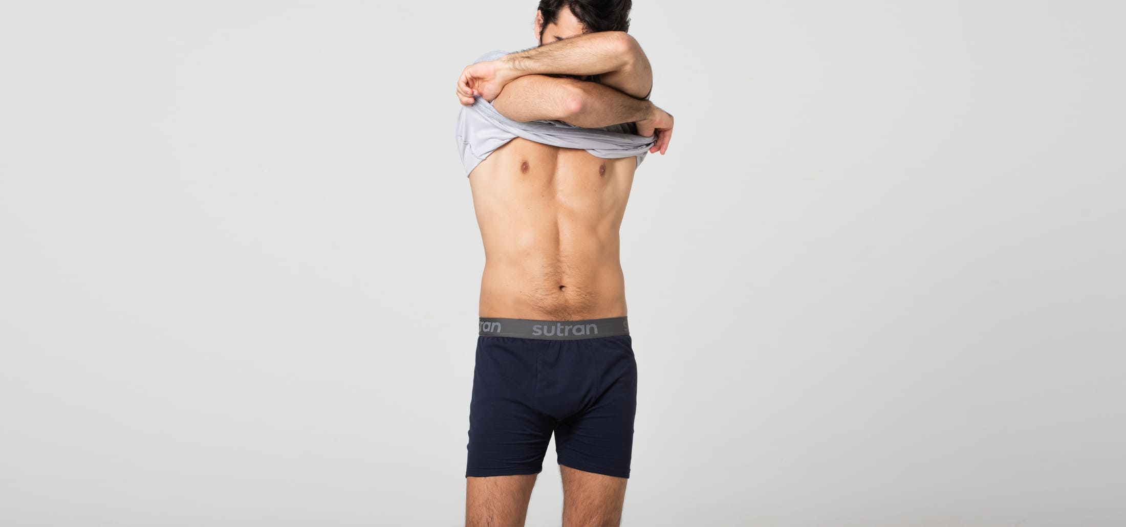 Sweat Proof Boxer Shorts Dark Grey / Black - Sutran Technology