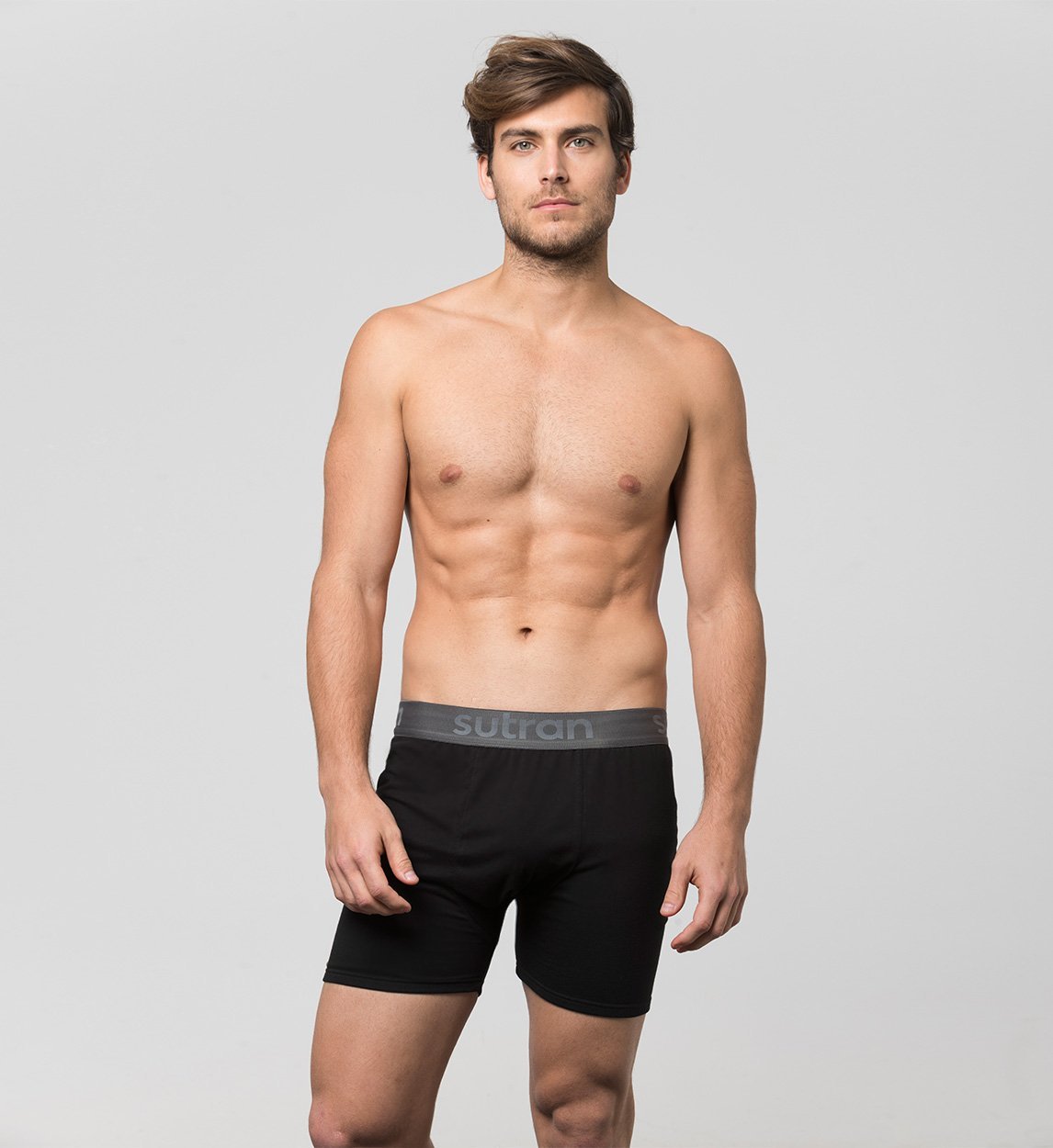 Sweat Proof Boxer Shorts Dark Grey / Black