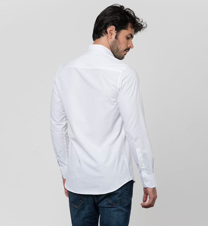 Camisa Antisudor Casual Blanco