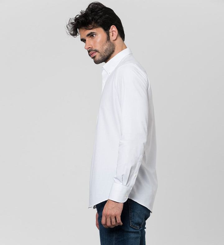 Camisa Antisudor Casual Blanco