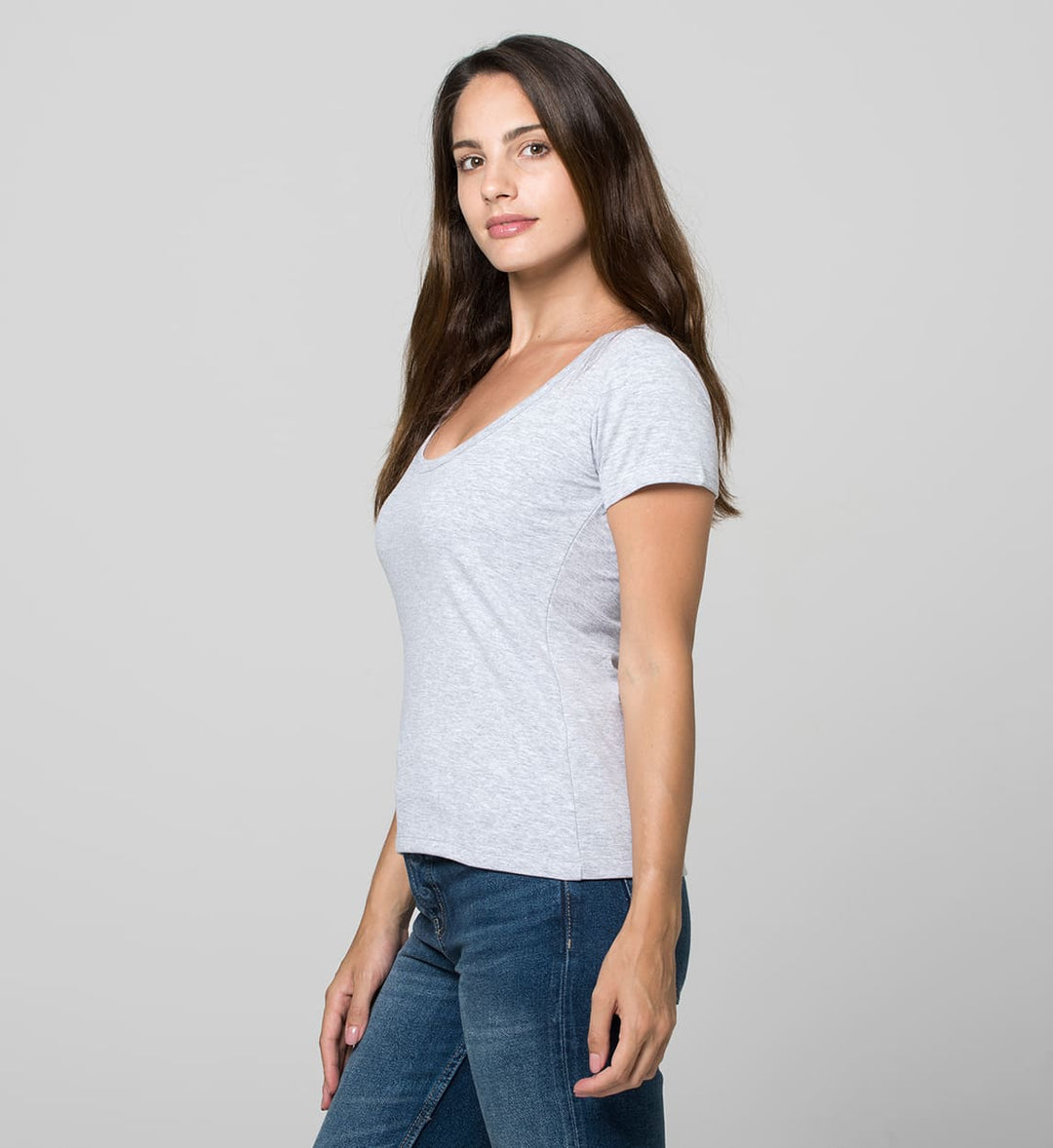 Dri Women's T-shirt Big Neck Gray Vigoré