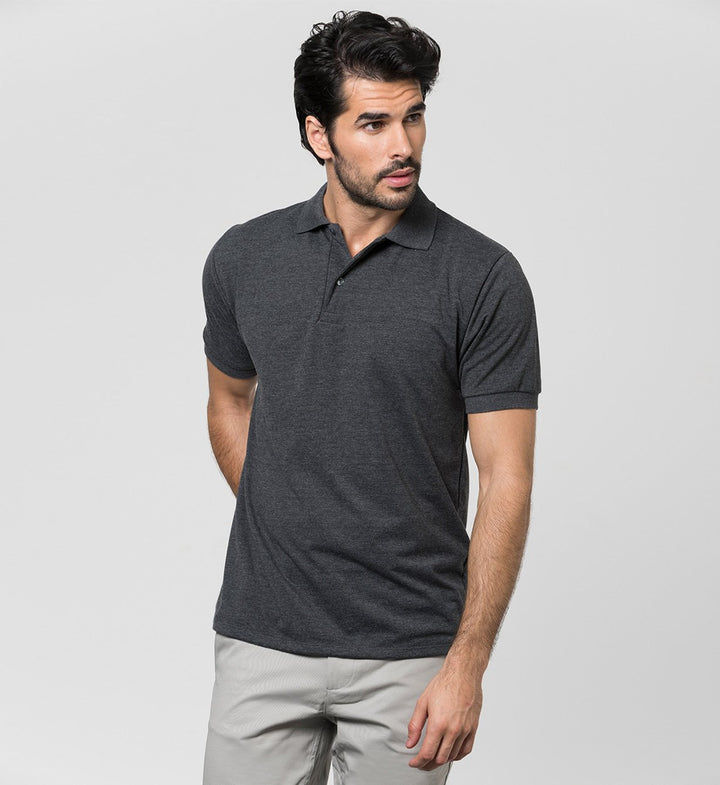 Dri Polo Gray Charcoal