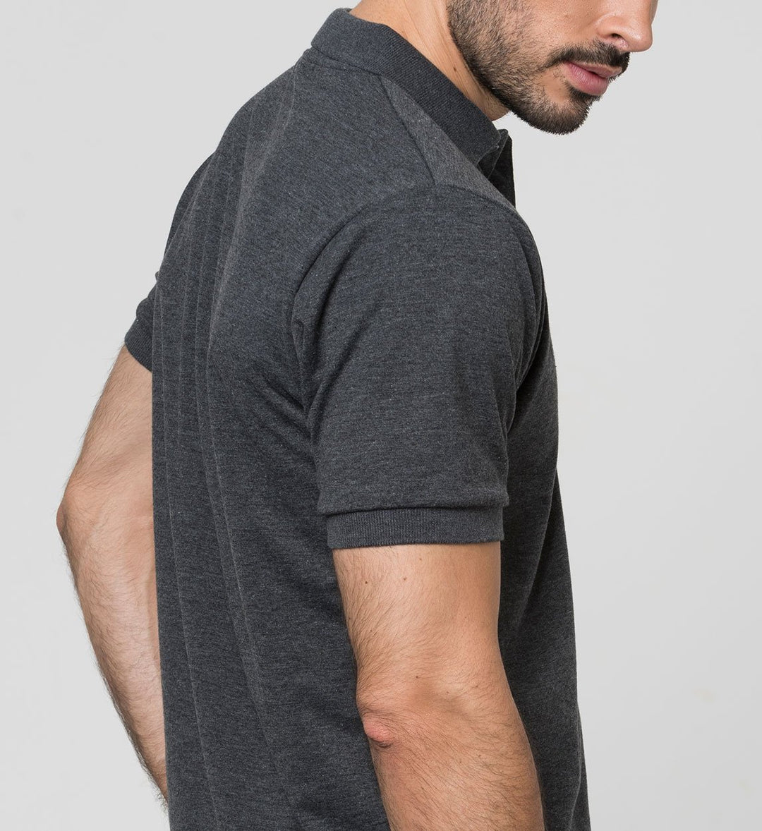 Dri Polo Gray Charcoal