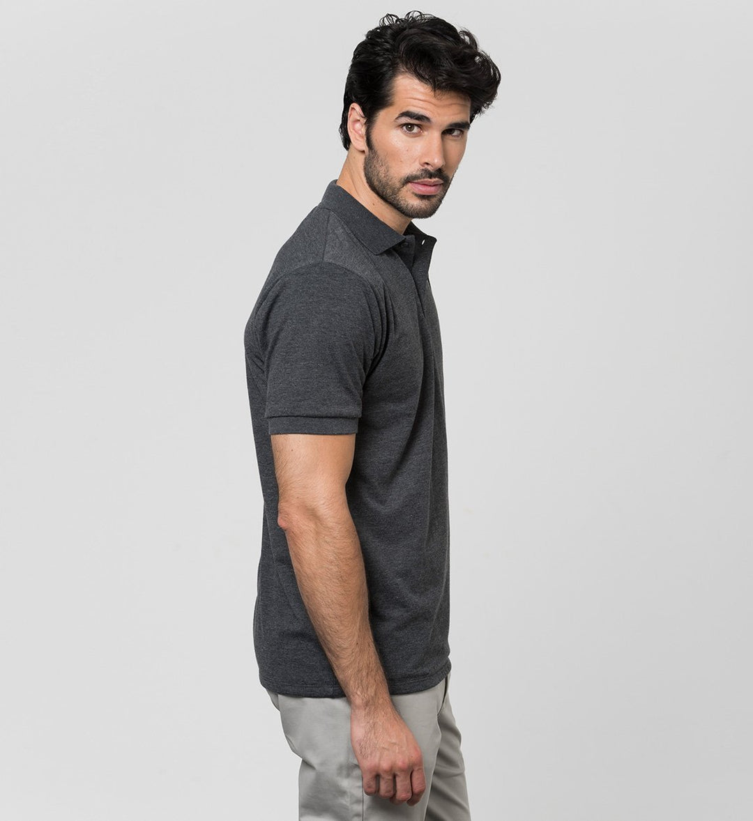 Dri Polo Gray Charcoal