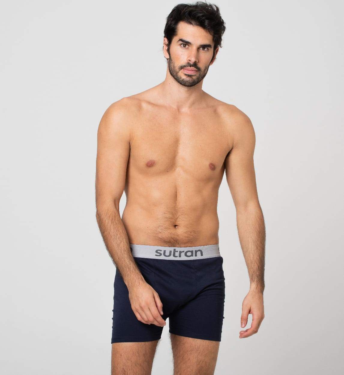 Sweat Proof Boxer Shorts Grey / Navy Blue – Sutran Technology