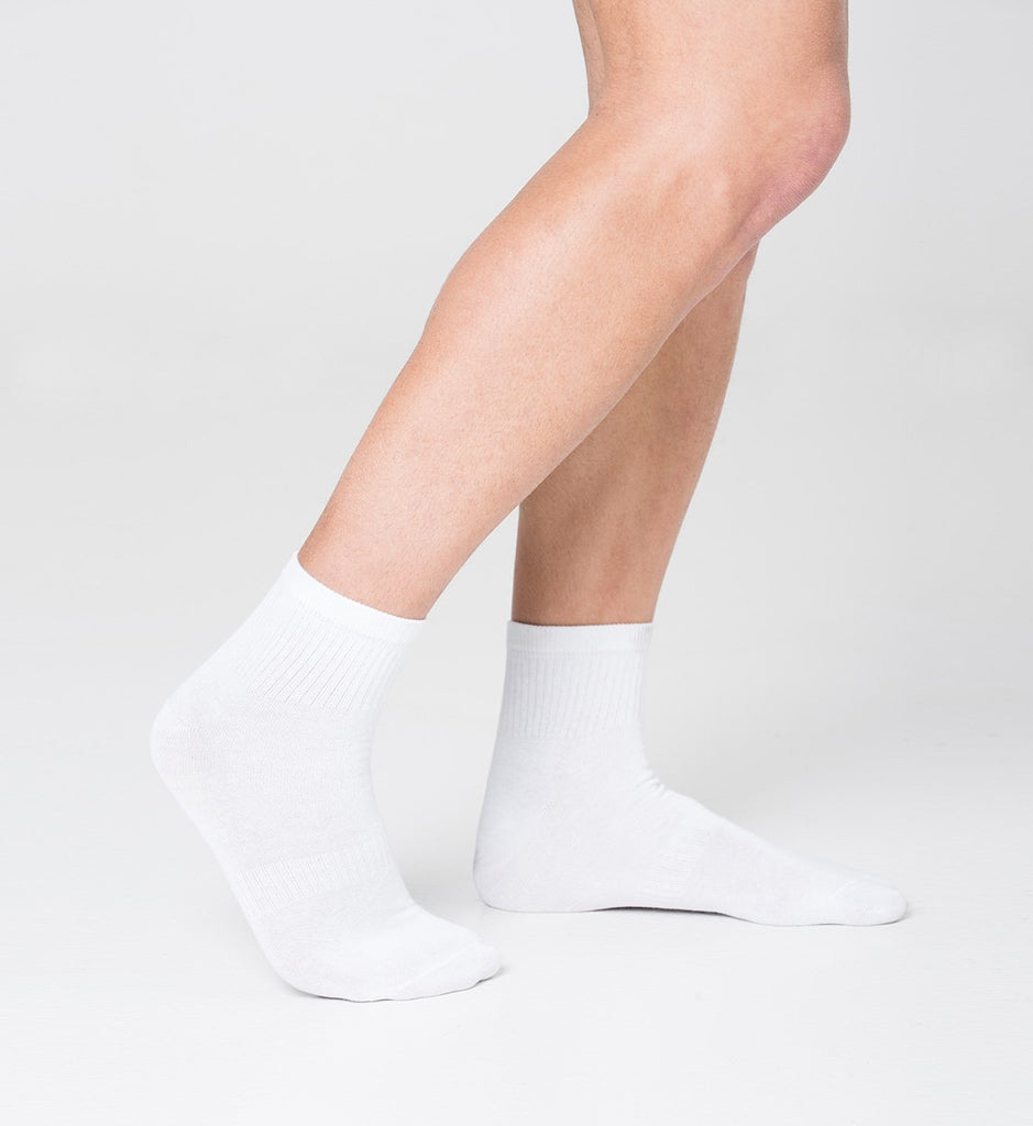 Pack 3 calcetines altos técnicos algodón blanco, Ofertas en complementos y  accesorios deportivos