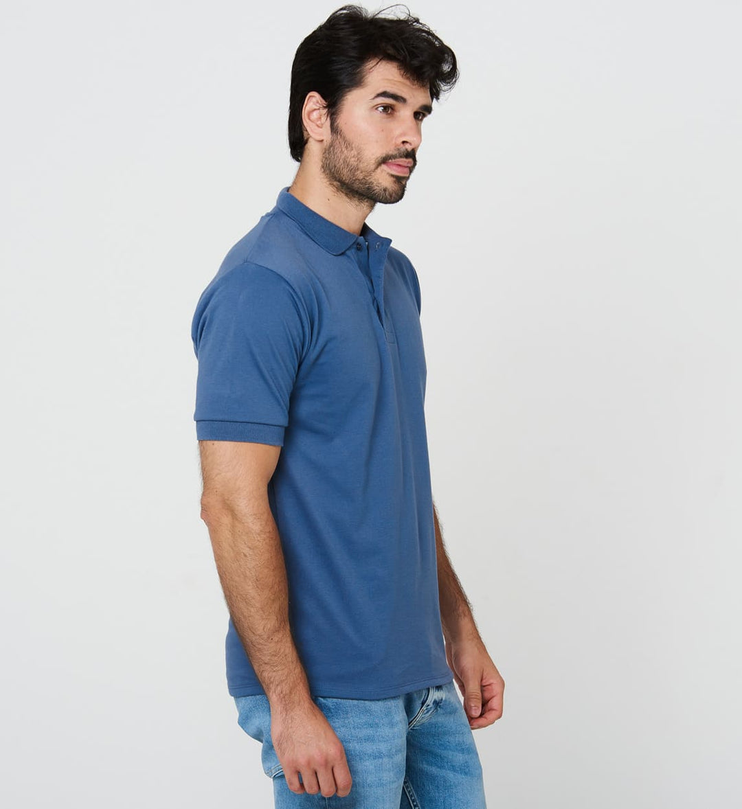 Polo Antisudor Azul Cobalto