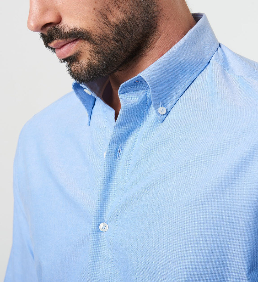 Camisa Antisudor Casual Oxford Azul