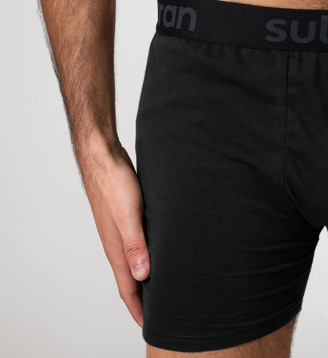 Sweatpants Boxer Black / Black – Sutran Technology