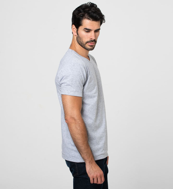 Dri V Neck T-shirt Gray Vigoré